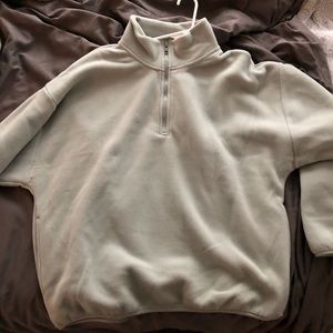 TNA sage teddy sweater large